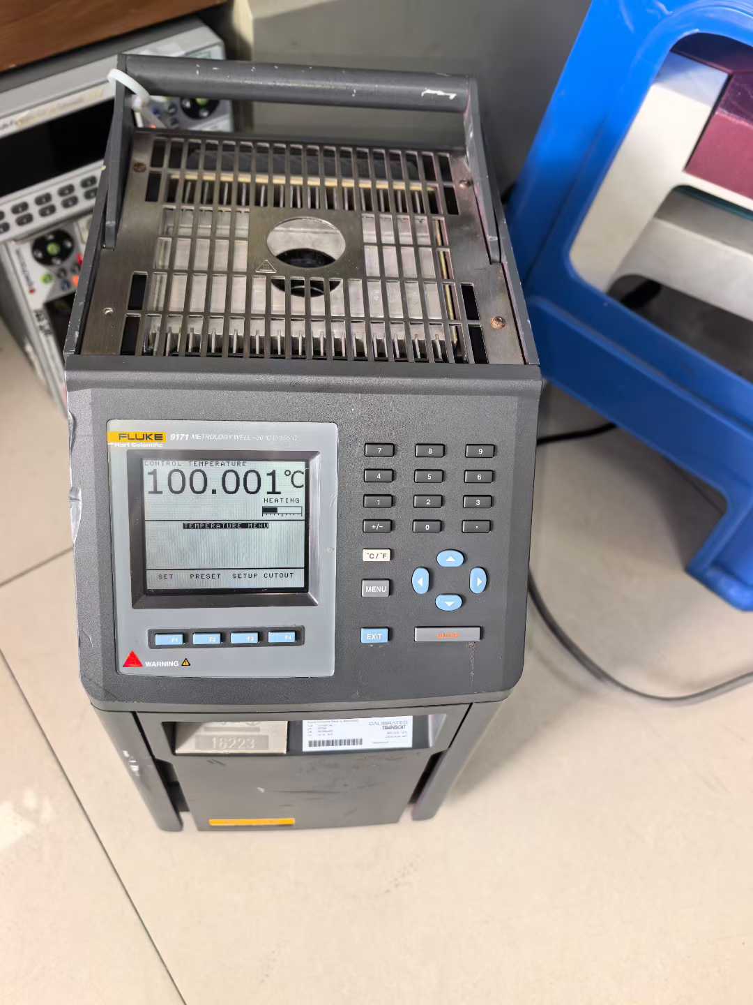 used Fluke Calibration 9171 Metrology Well –30°C to 155°C (–22°F to 311°F)