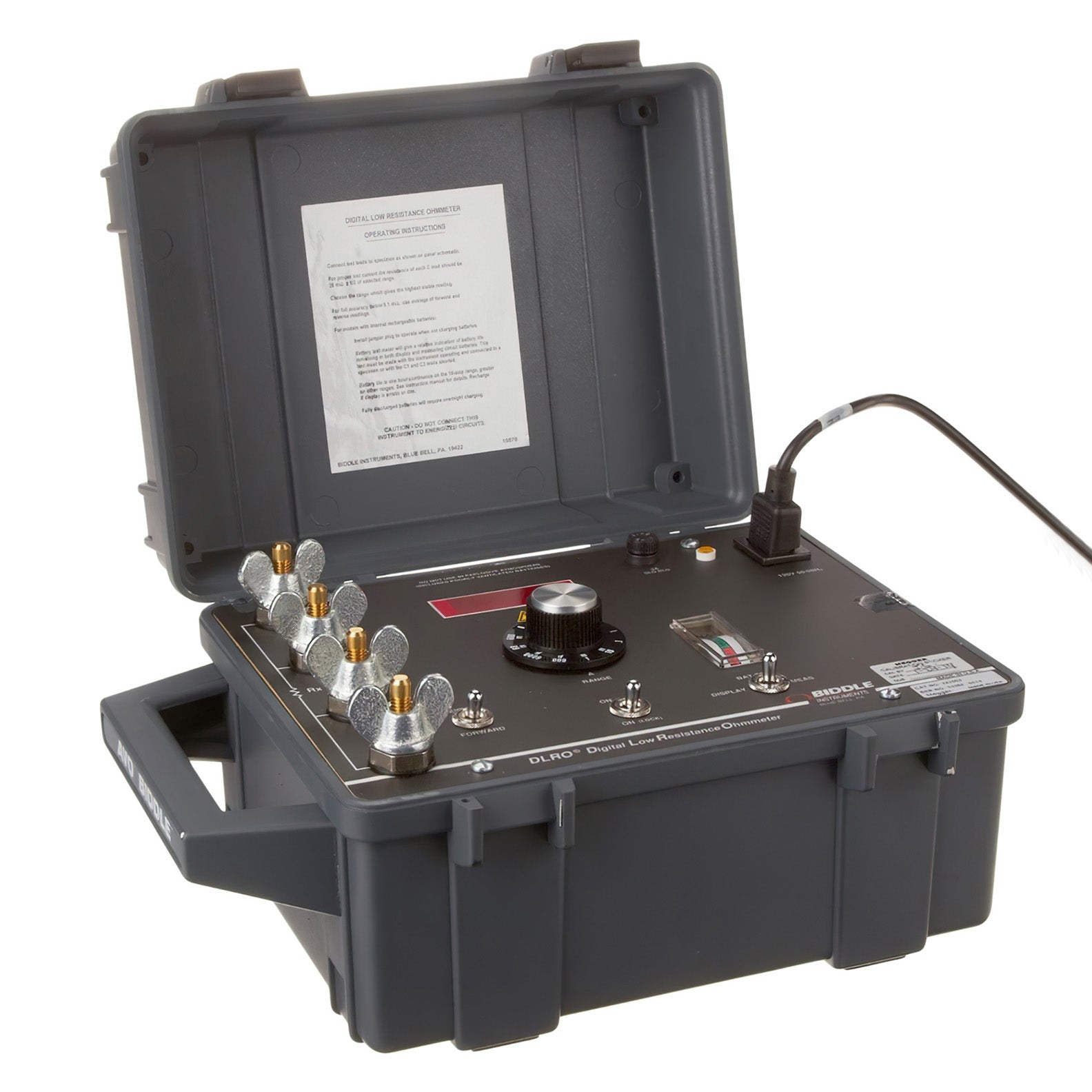 New Megger / Biddle 247002 Digital Low Resistance Ohmmeter, Biddle
