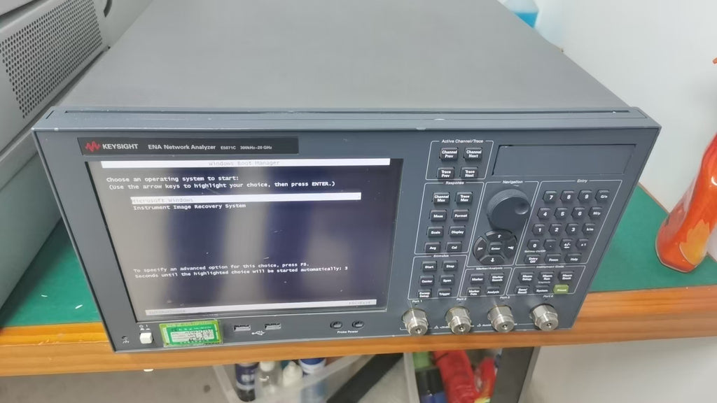 Used Keysight / Agilent E5071C ENA RF Network Analyzer, 300kHz to 20GHz