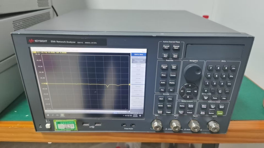Used Keysight / Agilent E5071C ENA RF Network Analyzer, 300kHz to 20GHz