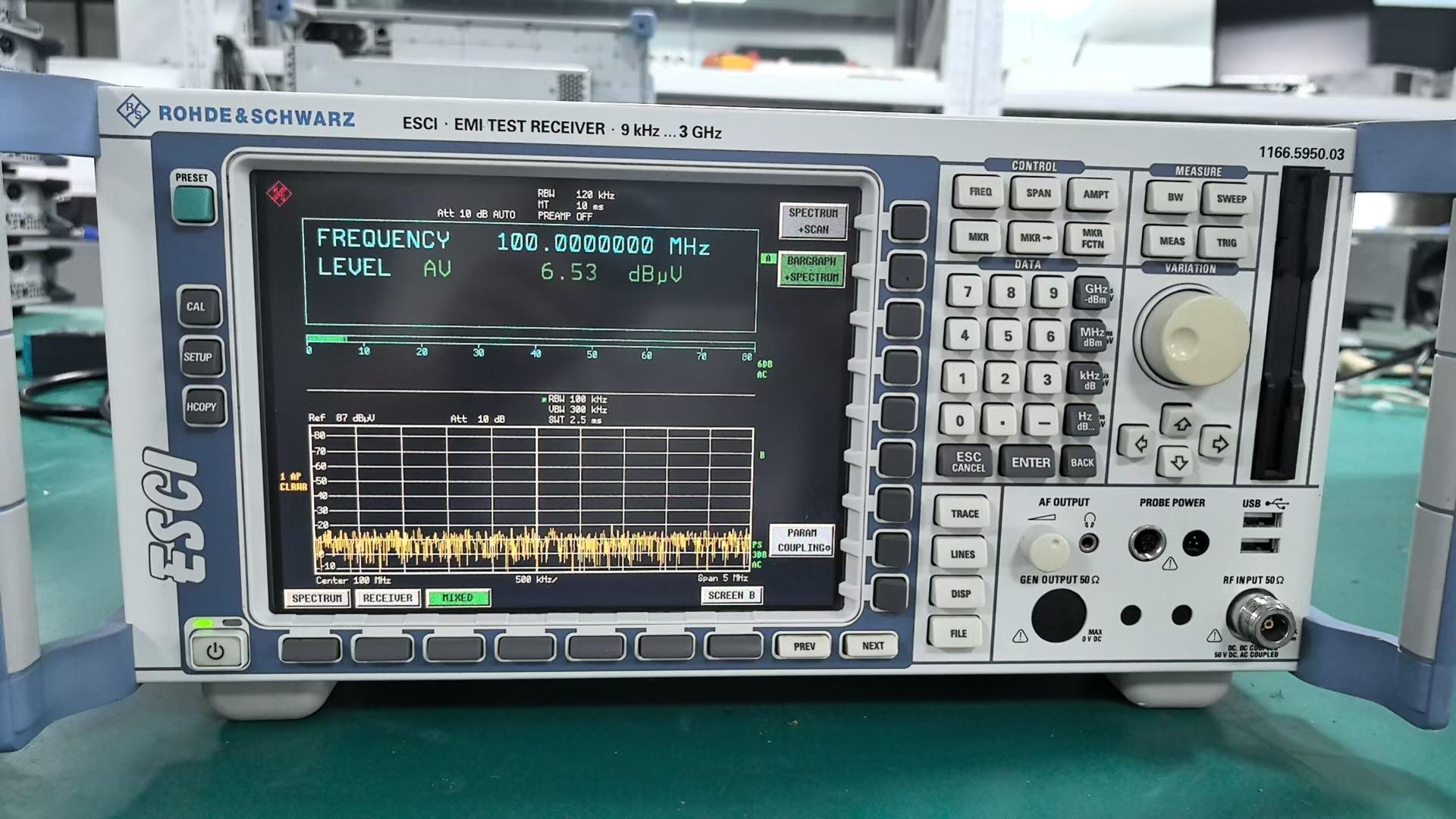 NEW/USED ROHDE&SCHWARZ/ESCI· EMI TEST RECEIVER · 9 kHz...3 GHz