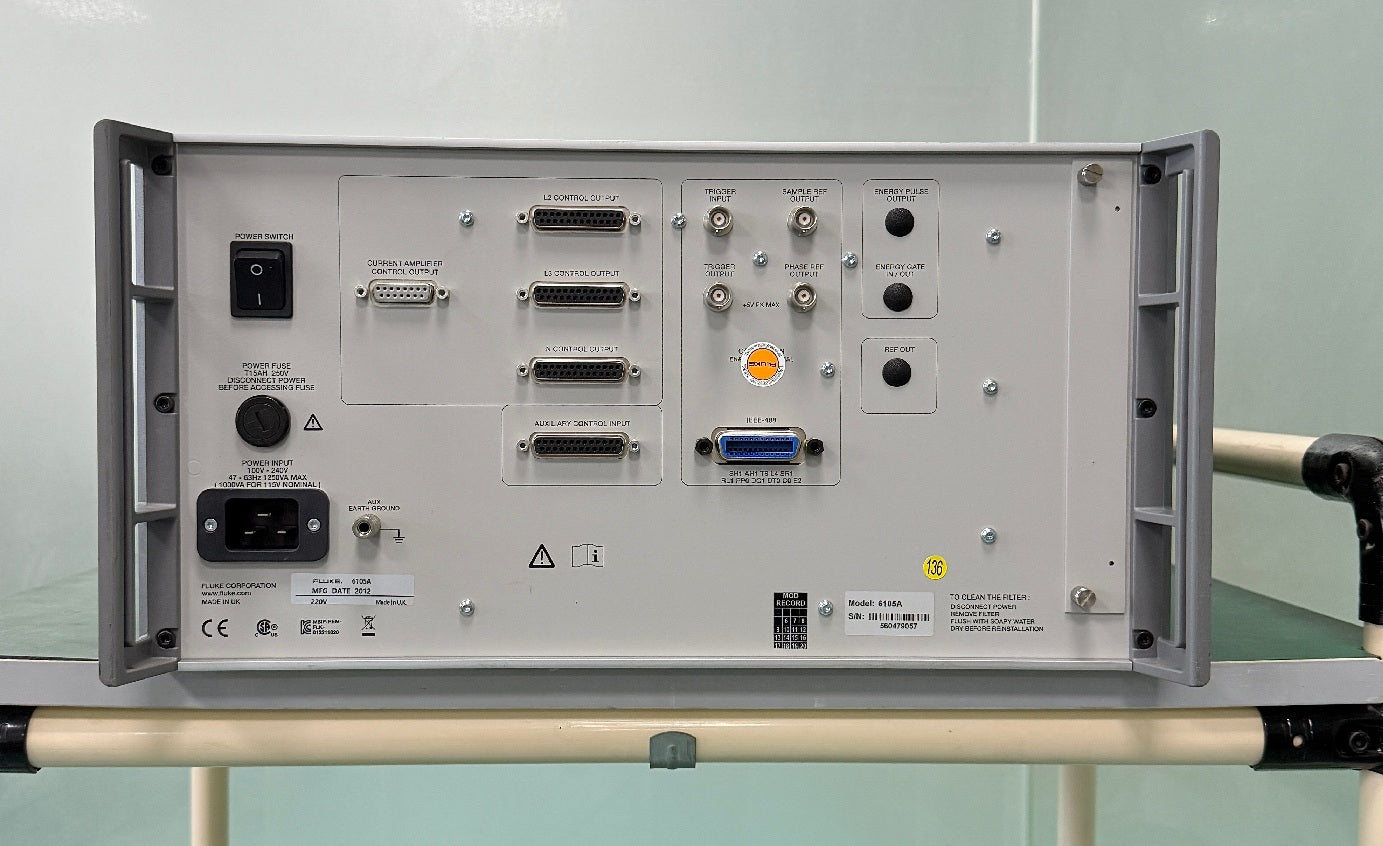 Used Fluke 6105A Electrical Power Standard Master