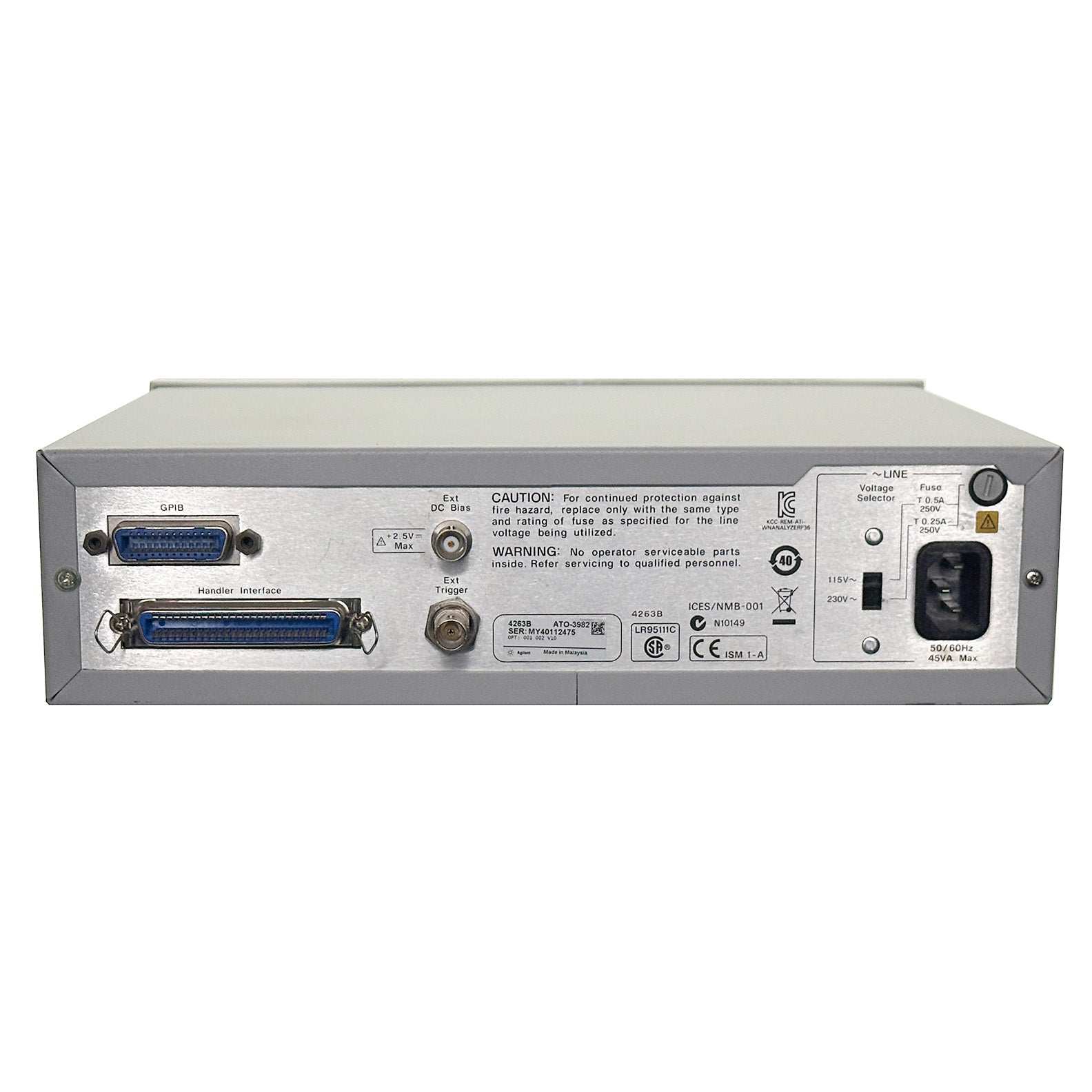 Keysight / Agilent 4263B 001 002 LCR Meter, 100 Hz to 100 kHz