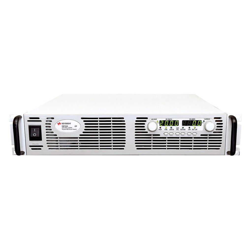 Keysight / Agilent N8734A Autoranging System DC Power Supply, 0 to 20 Vdc, 0 to 165 A, 3300 W