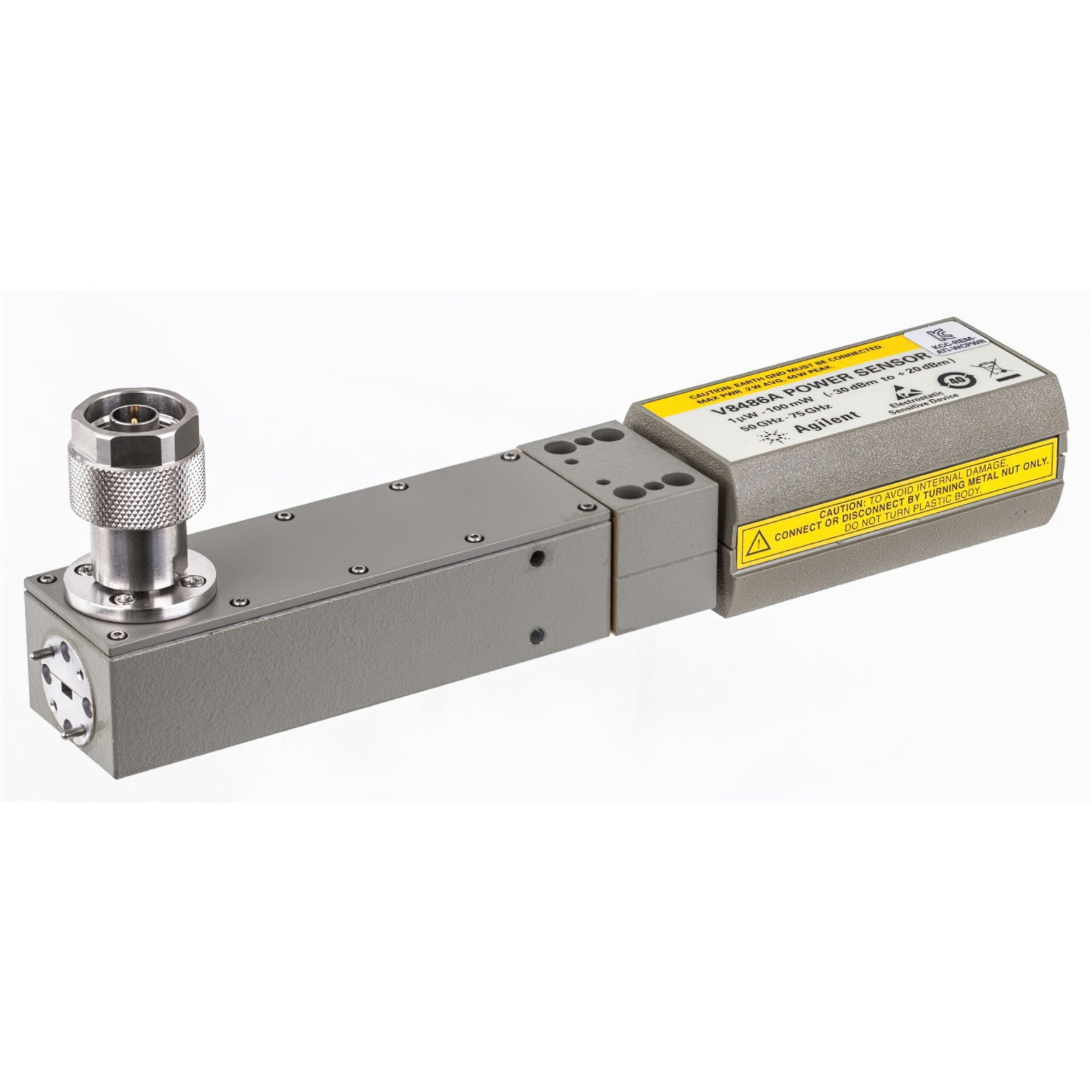 New Keysight / Agilent V8486A Power Sensor, 50 GHz to 75 GHz, 1 µW to 100 mW, -30 to +20 dBm