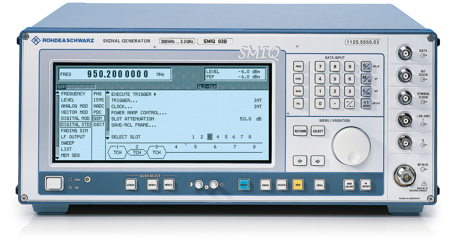 NEW SMIQ06B Rohde & Schwarz Vector Signal Generator,
