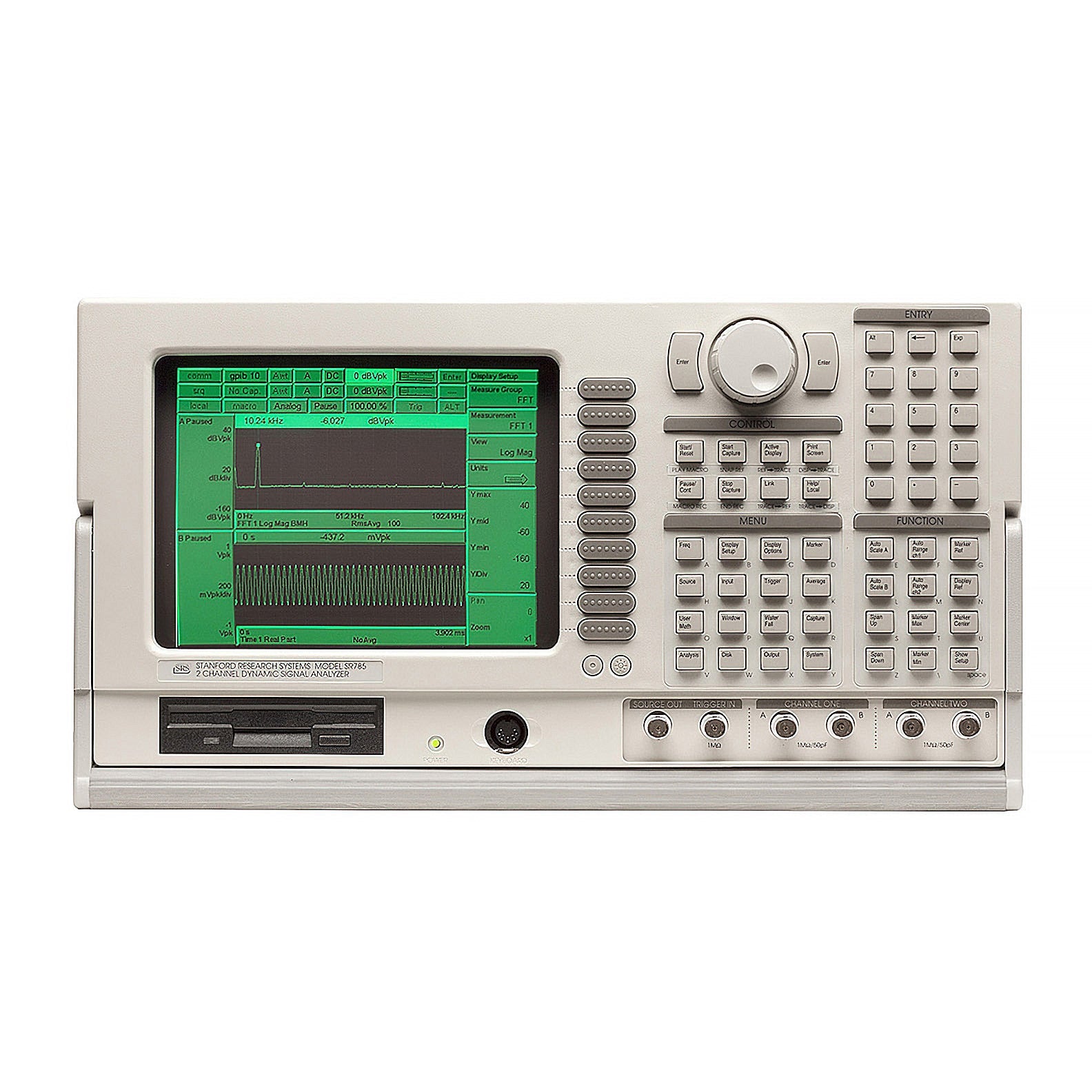 Stanford Research SR785 Dynamic Signal Analyzer, Dual Channel, dc to 102.4 kHz