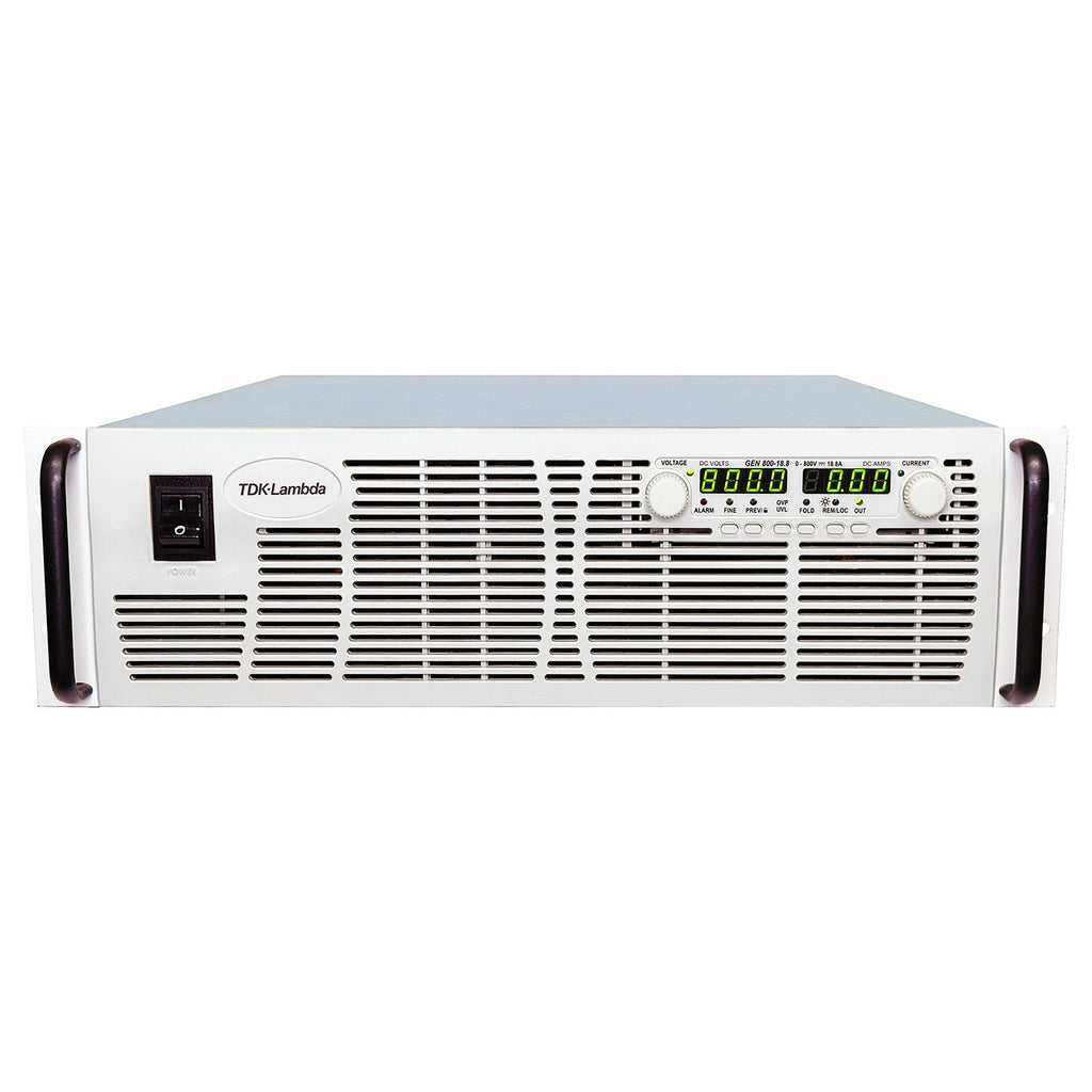 TDK-Lambda GEN 800-18.8 Programmable DC Power Supply, 0 to 800 V, 0 to 18.8 A, 3 Phase 208 Vac