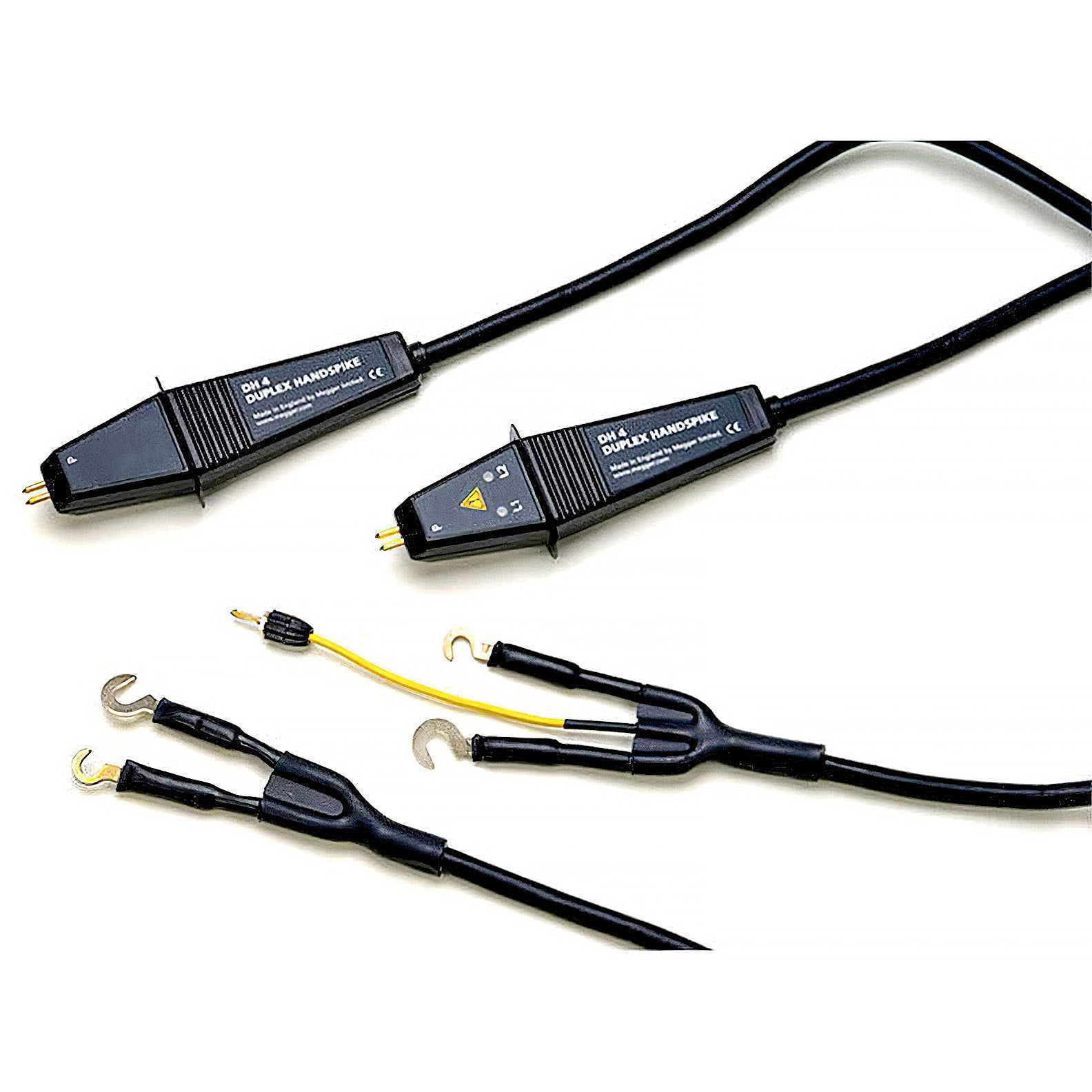 Megger / Biddle 6111-503 Set of Two DH4 4 ft. Duplex Handspikes for DLRO10/10X test lead